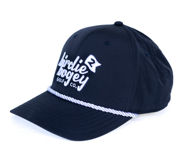"The Classic" Rope Hat- Navy