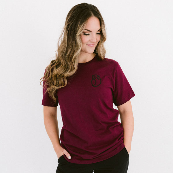 Unisex Club Tee - Maroon