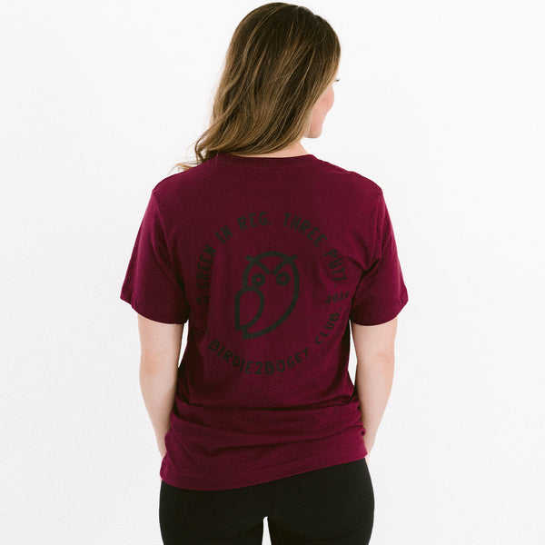 Unisex Club Tee - Maroon