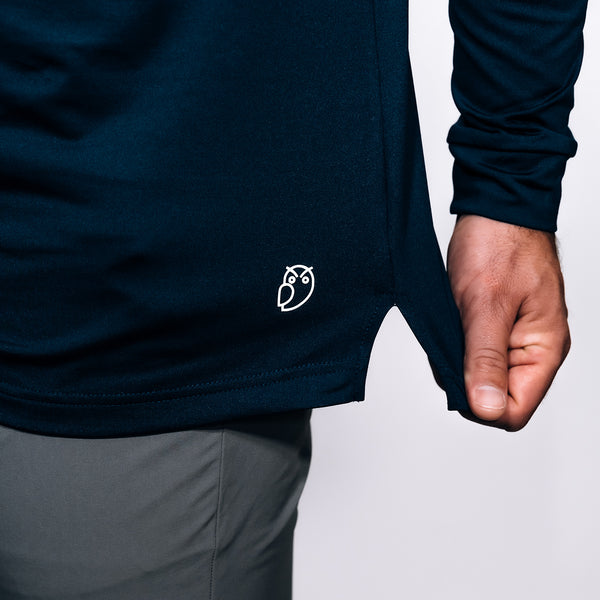 "Grip it & Zip it" Navy 1/4 Zip Long Sleeve