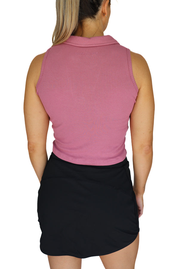 Women's Birdie Crop - Rose